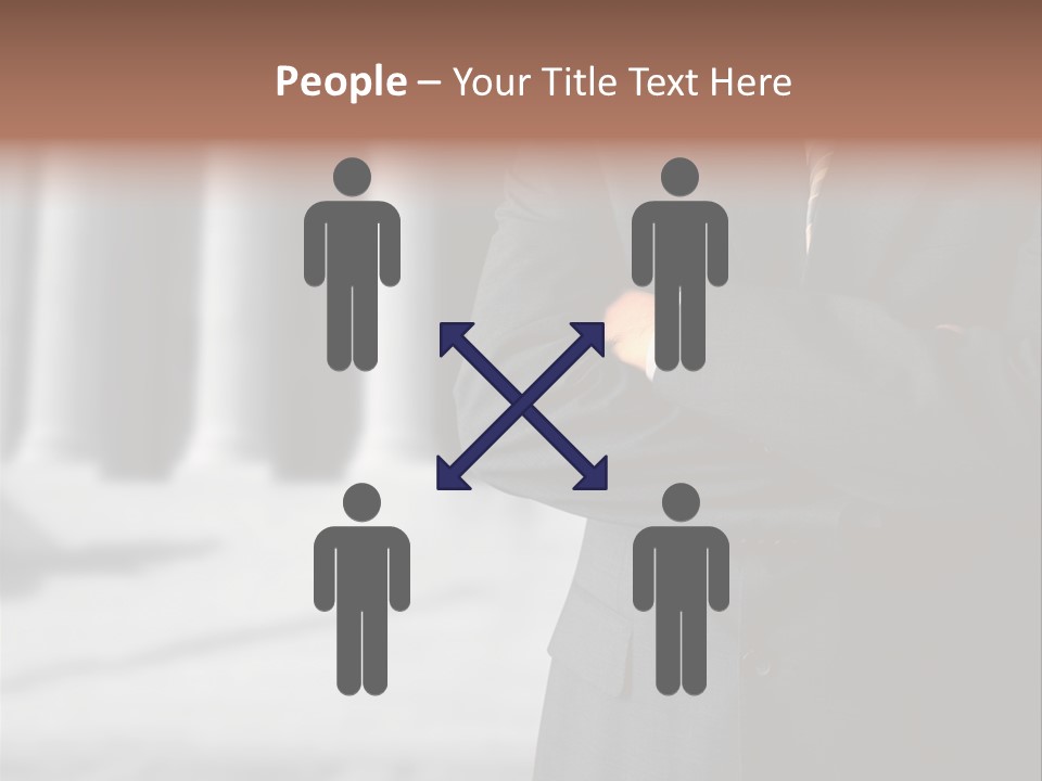 Executive Council Man PowerPoint Template