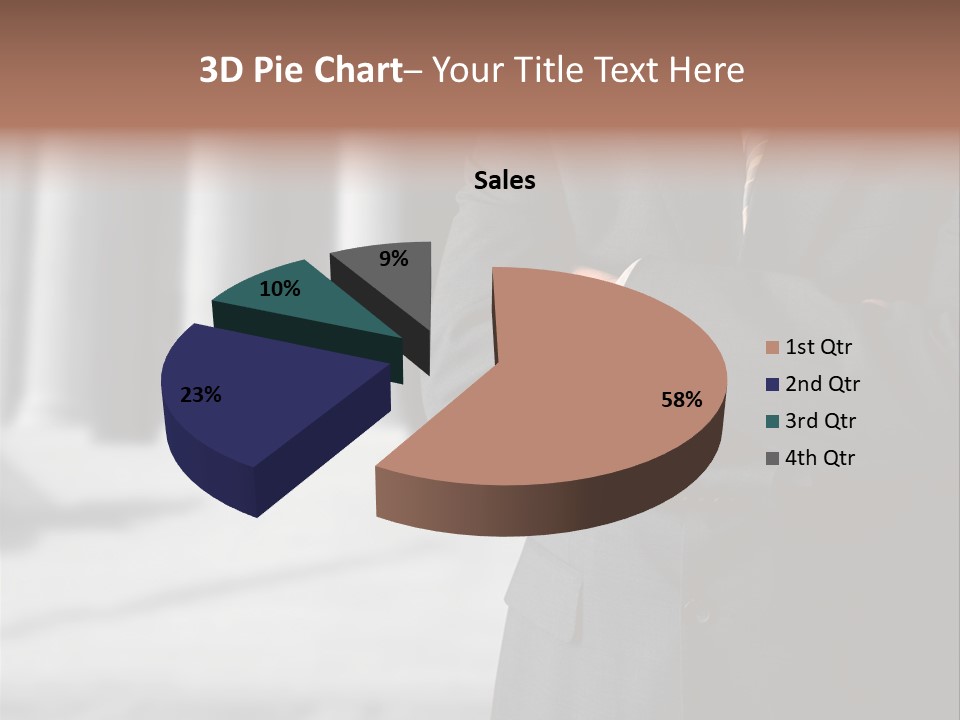 Executive Council Man PowerPoint Template