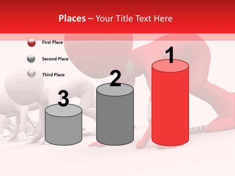 Success Worker Run PowerPoint Template