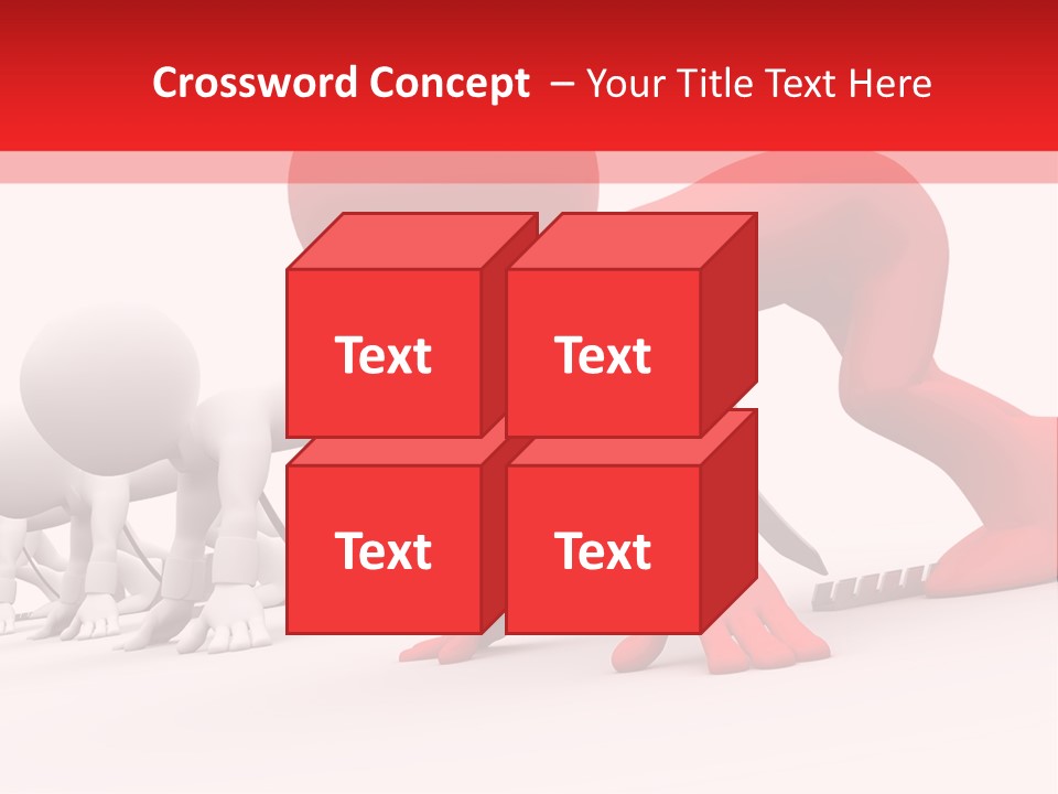 Success Worker Run PowerPoint Template