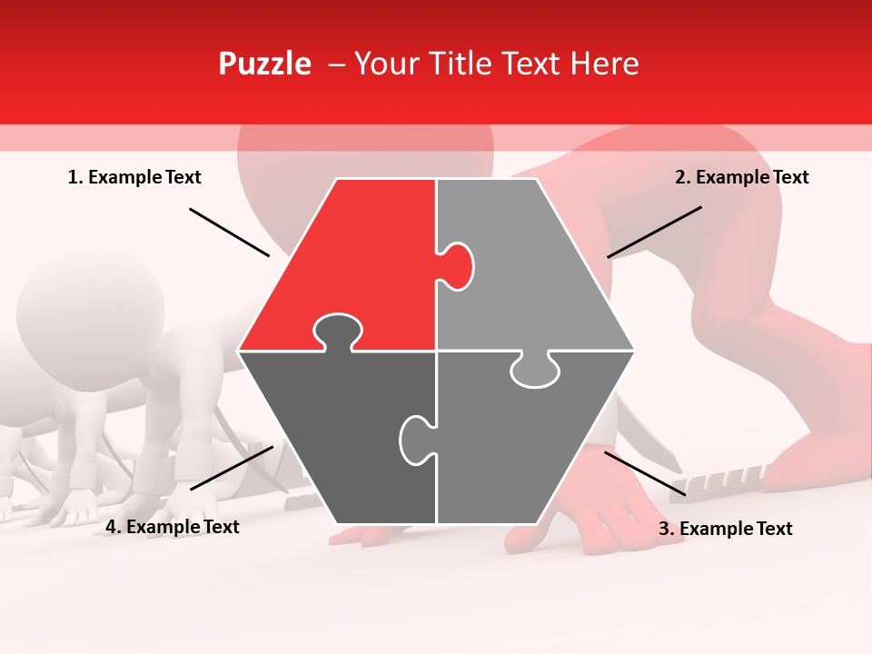 Success Worker Run PowerPoint Template