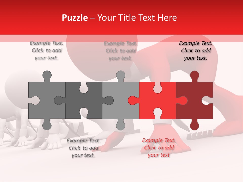 Success Worker Run PowerPoint Template