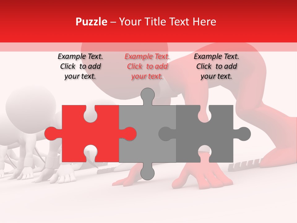 Success Worker Run PowerPoint Template