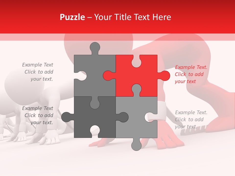 Success Worker Run PowerPoint Template