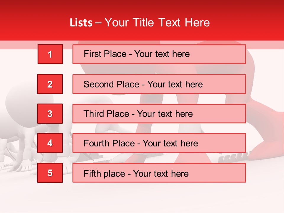Success Worker Run PowerPoint Template