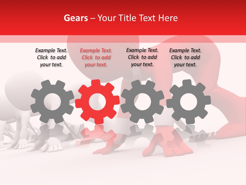 Success Worker Run PowerPoint Template