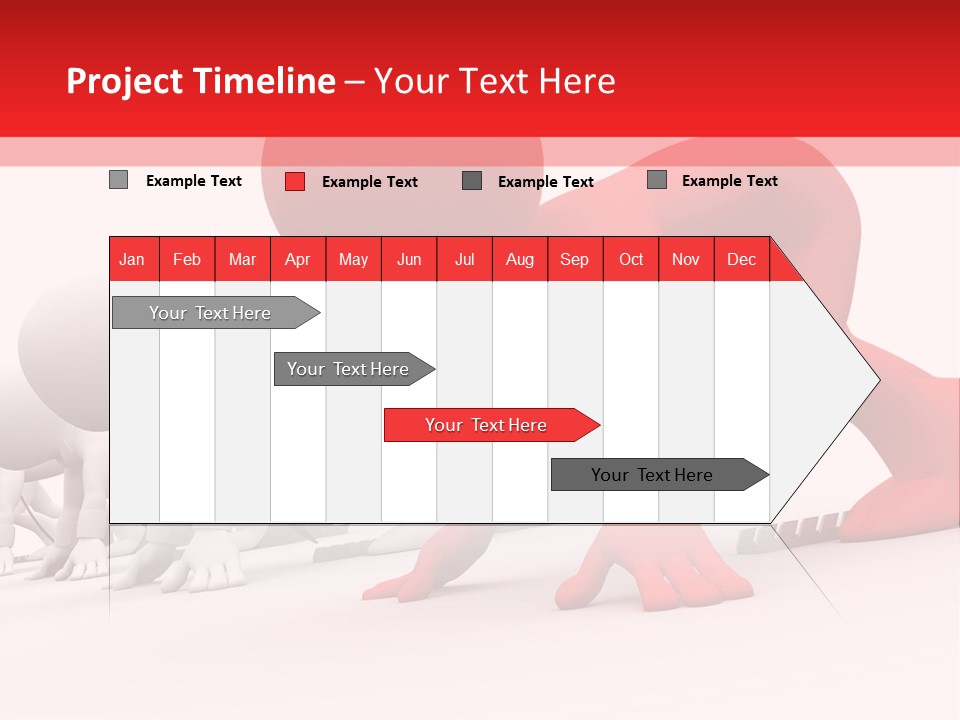 Success Worker Run PowerPoint Template