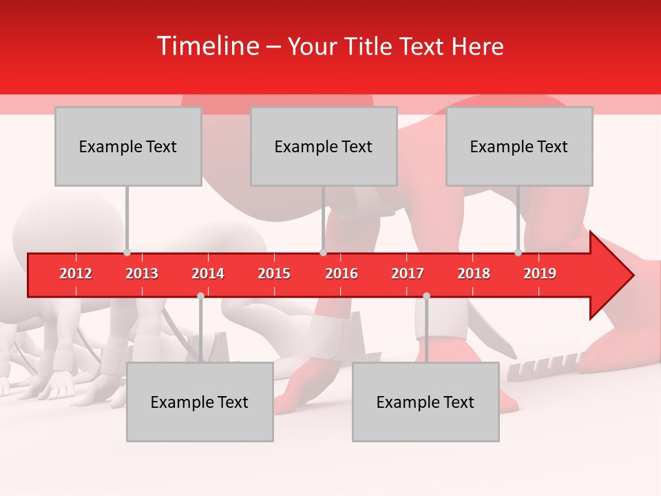Success Worker Run PowerPoint Template