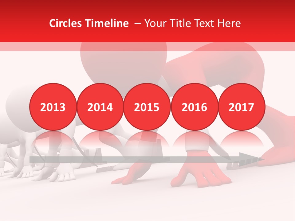 Success Worker Run PowerPoint Template