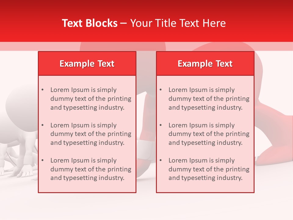 Success Worker Run PowerPoint Template