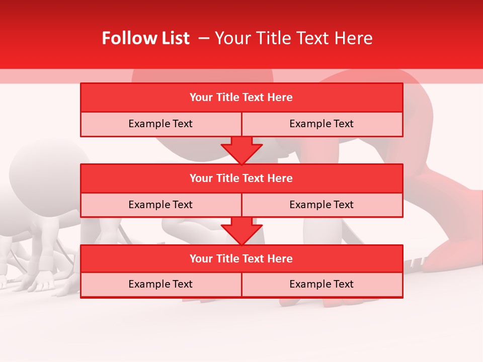Success Worker Run PowerPoint Template