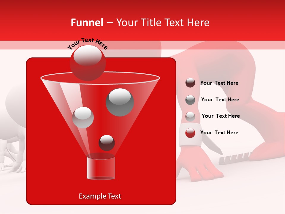 Success Worker Run PowerPoint Template