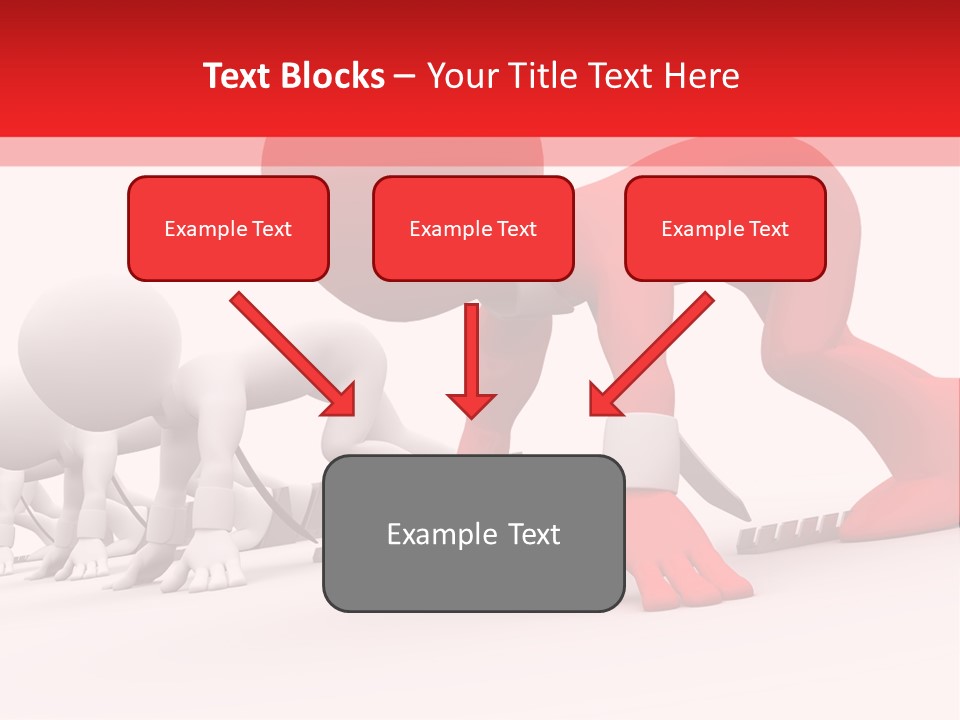 Success Worker Run PowerPoint Template
