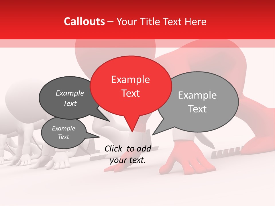 Success Worker Run PowerPoint Template