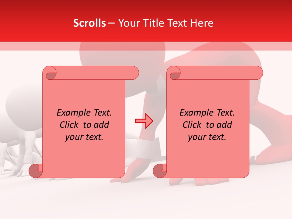 Success Worker Run PowerPoint Template