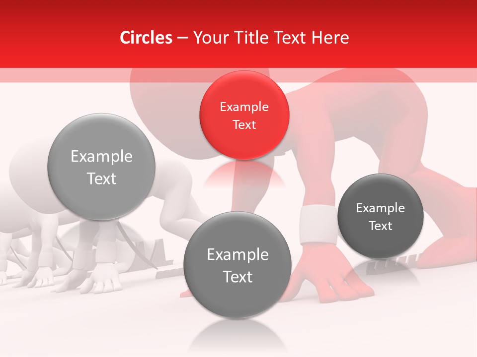 Success Worker Run PowerPoint Template