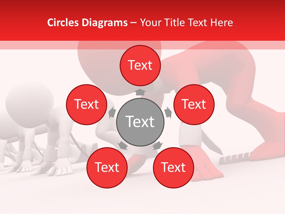 Success Worker Run PowerPoint Template