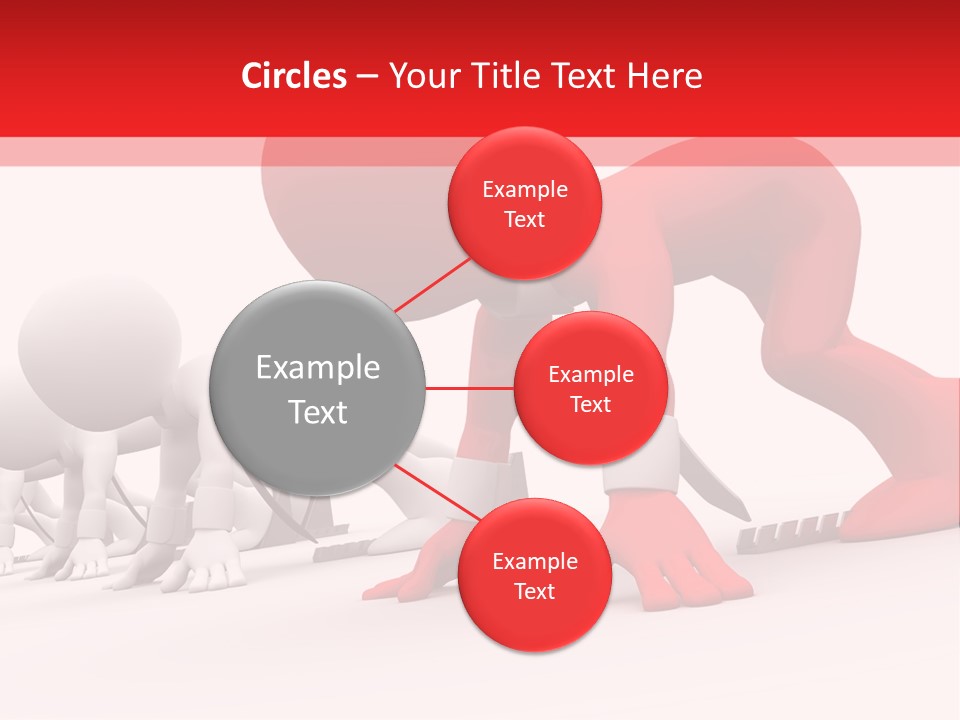 Success Worker Run PowerPoint Template