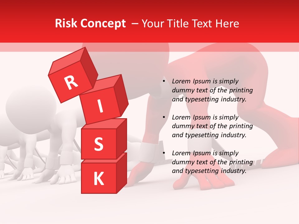 Success Worker Run PowerPoint Template