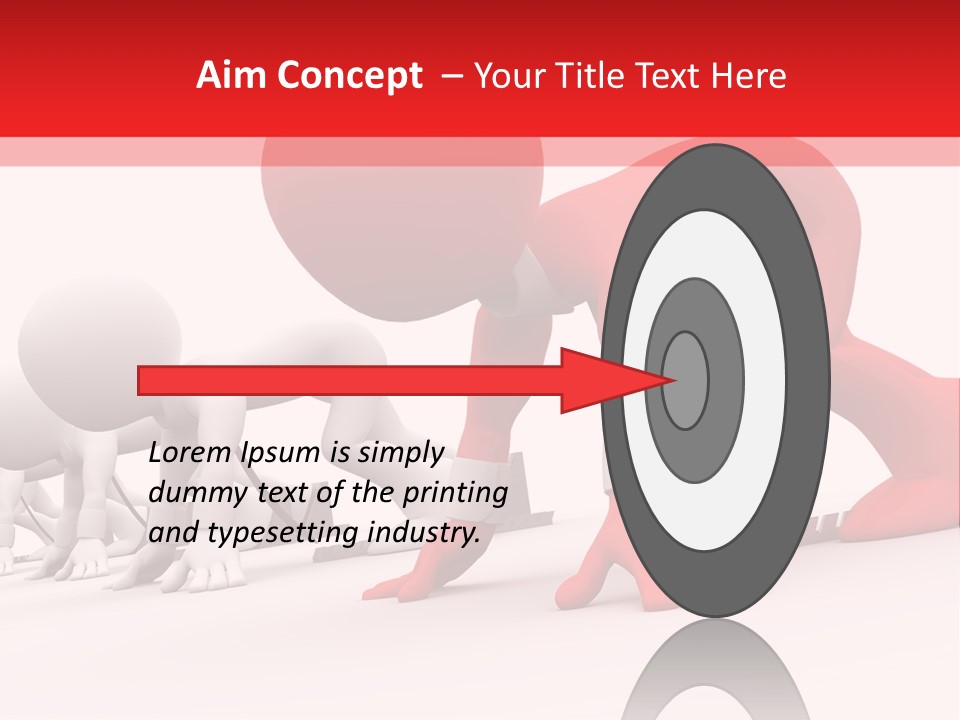 Success Worker Run PowerPoint Template