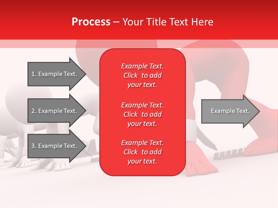 Success Worker Run PowerPoint Template