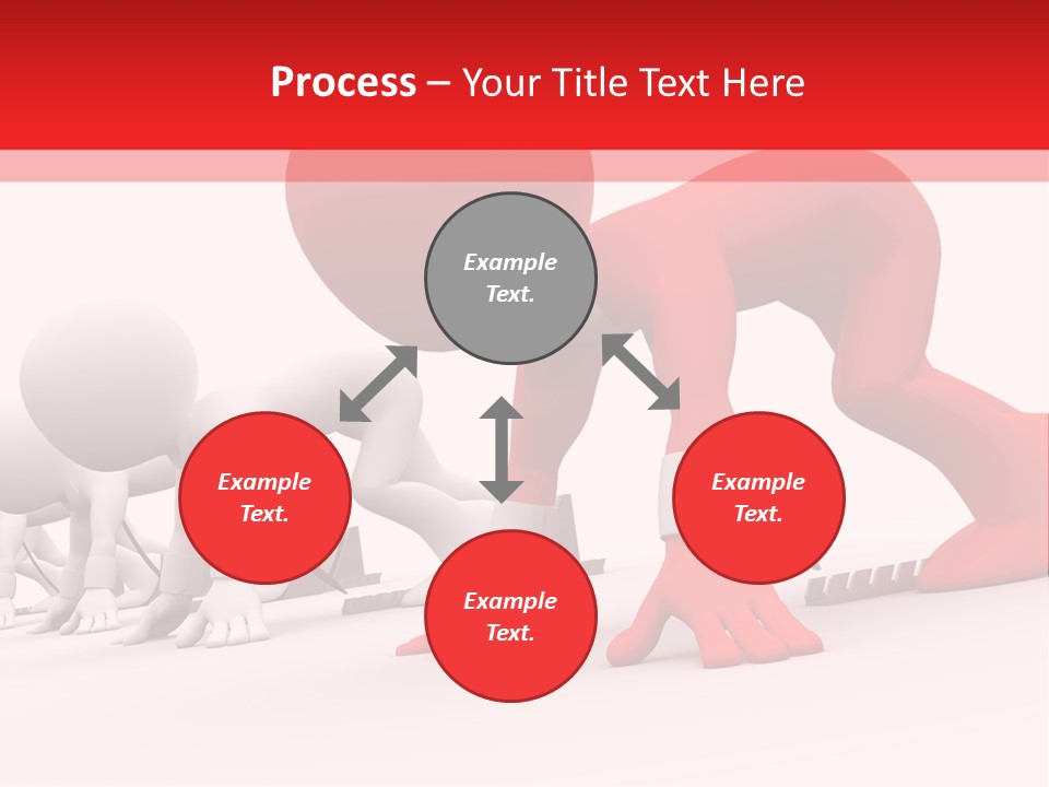 Success Worker Run PowerPoint Template