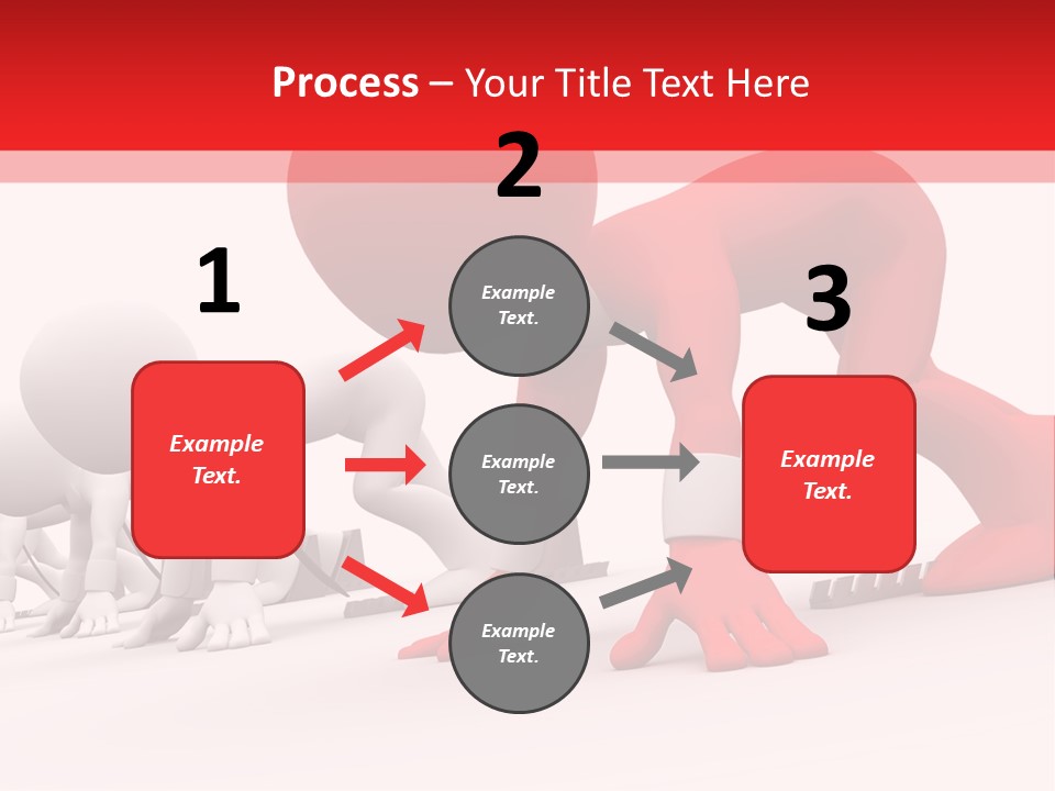 Success Worker Run PowerPoint Template