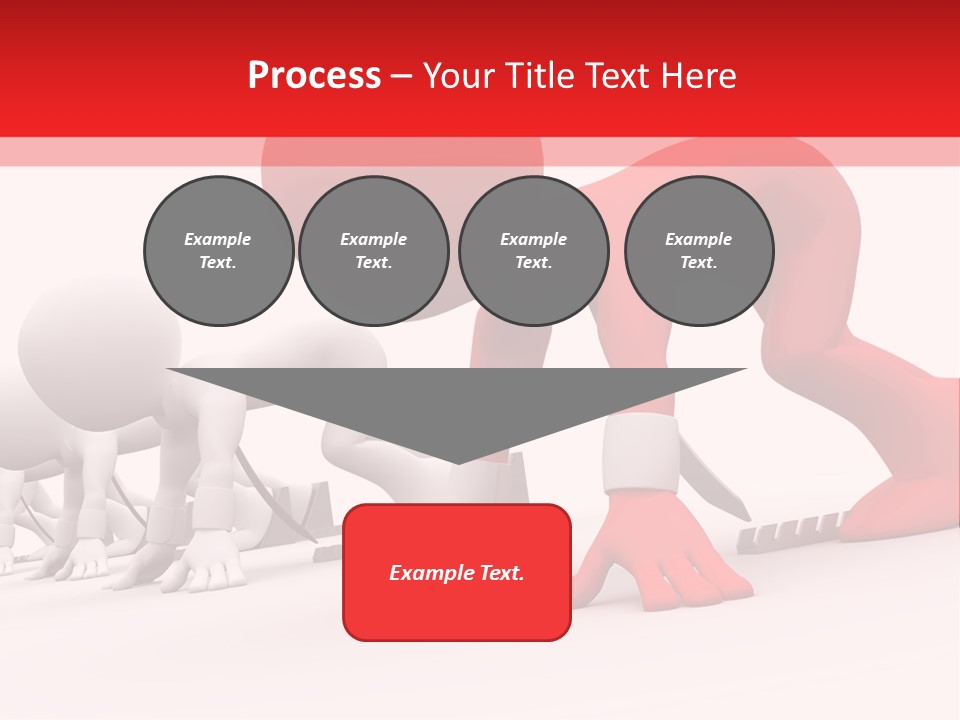 Success Worker Run PowerPoint Template