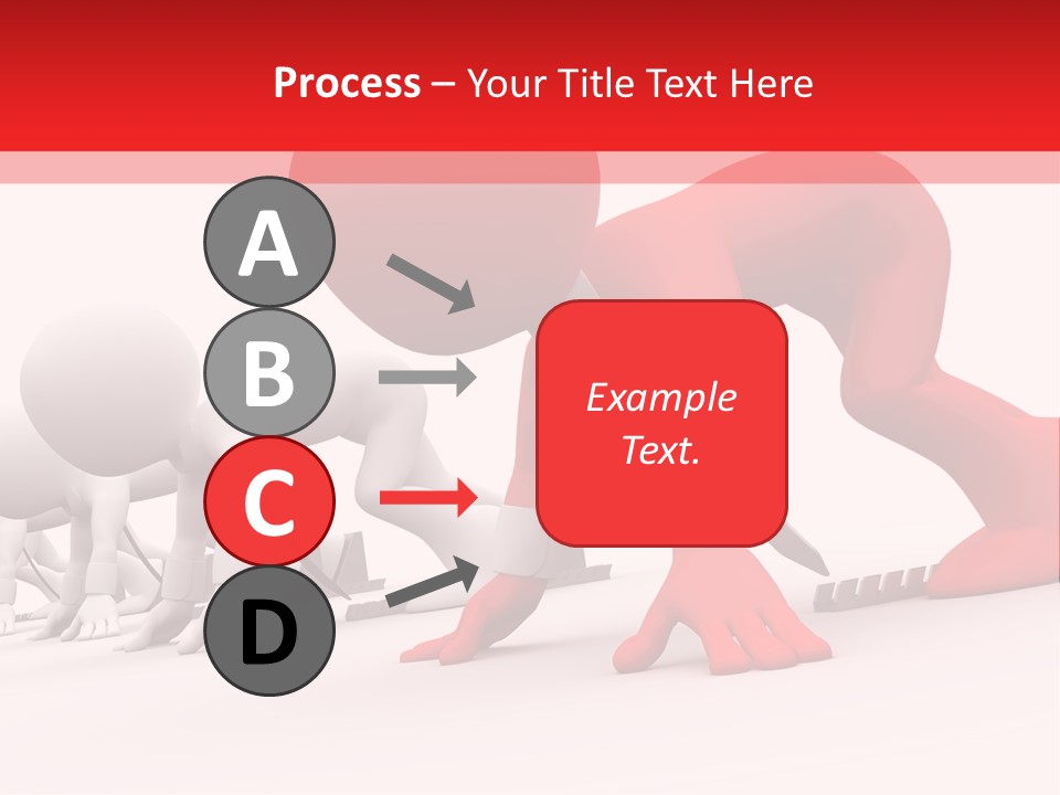 Success Worker Run PowerPoint Template