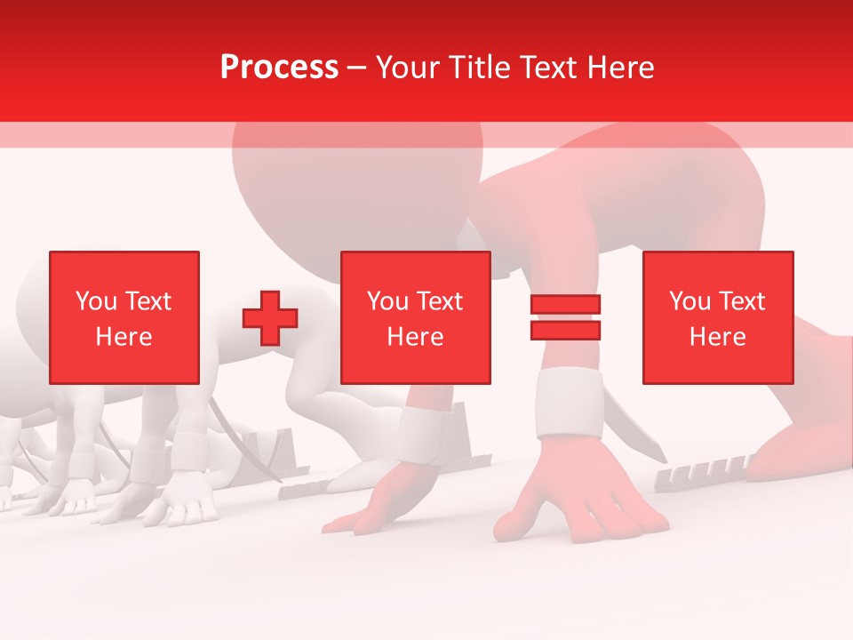 Success Worker Run PowerPoint Template