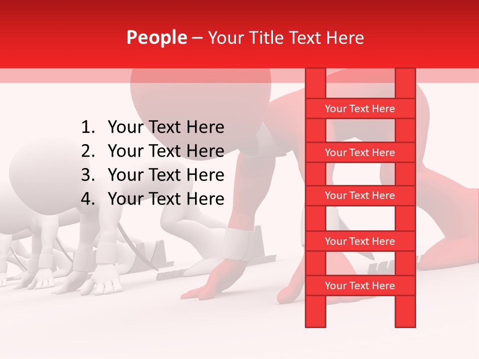 Success Worker Run PowerPoint Template