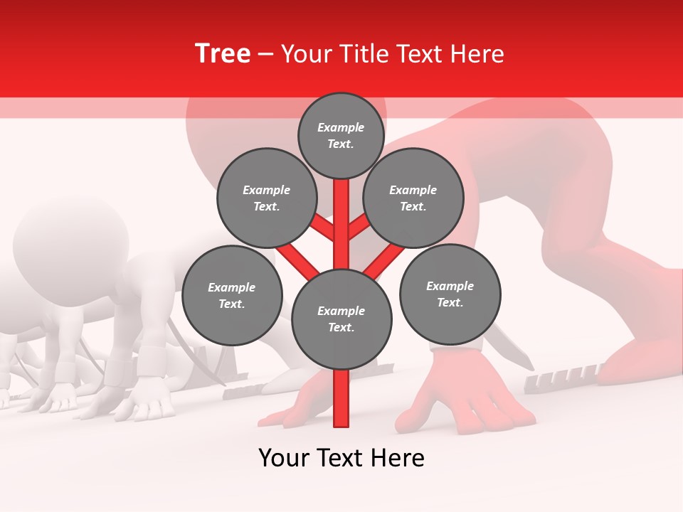 Success Worker Run PowerPoint Template