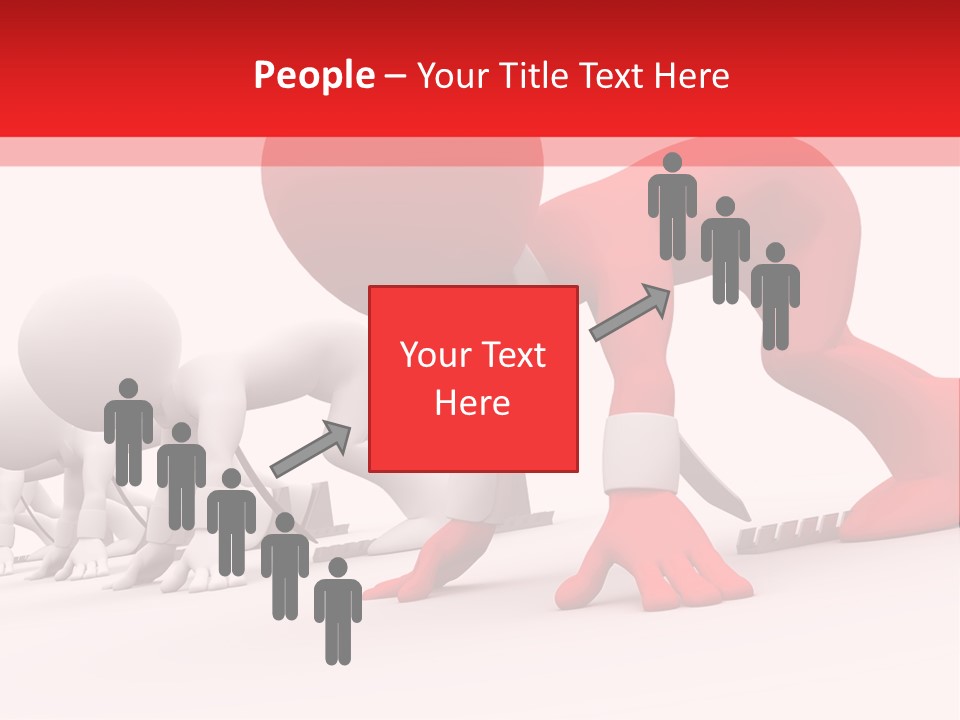 Success Worker Run PowerPoint Template