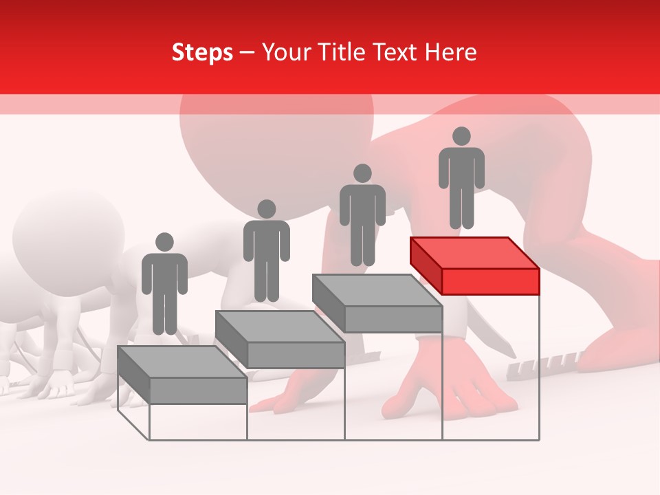 Success Worker Run PowerPoint Template