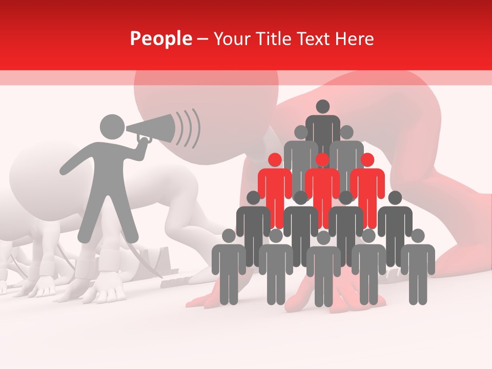 Success Worker Run PowerPoint Template