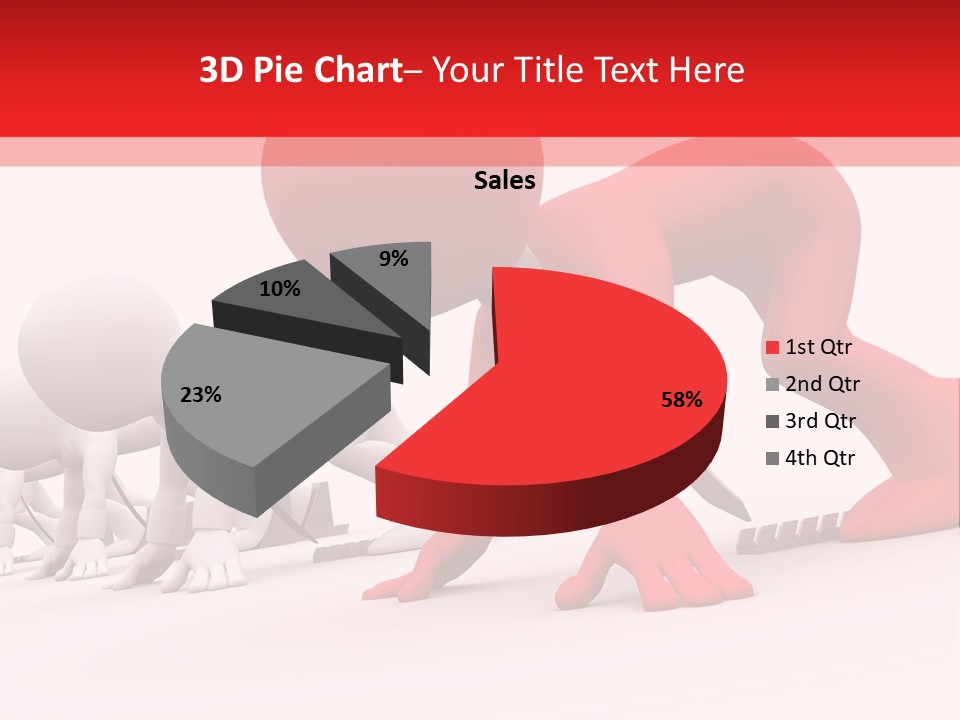 Success Worker Run PowerPoint Template