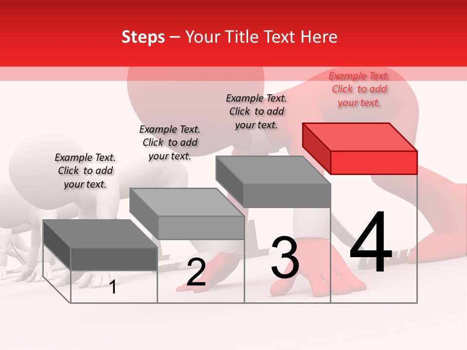 Success Worker Run PowerPoint Template