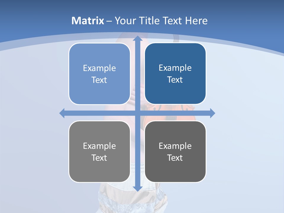 Octave Female Strings PowerPoint Template