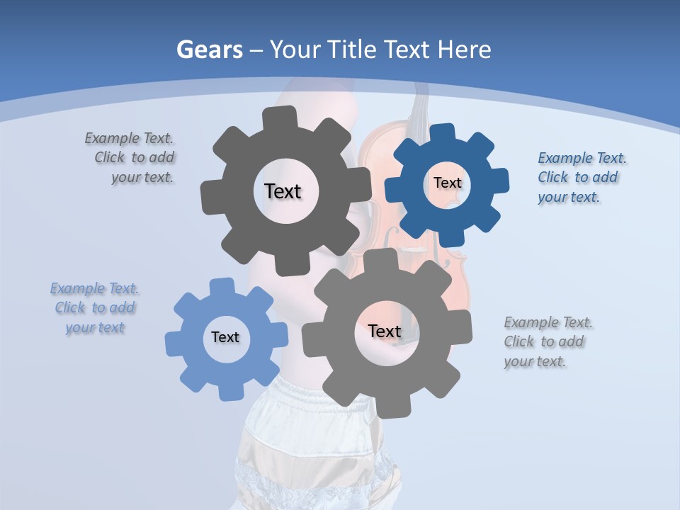 Octave Female Strings PowerPoint Template