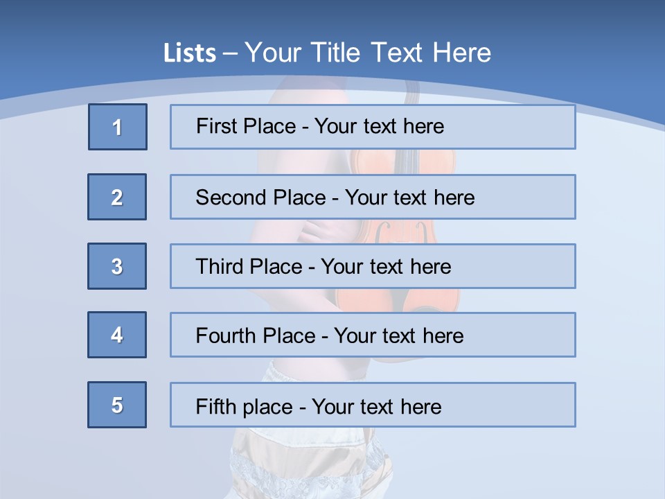 Octave Female Strings PowerPoint Template