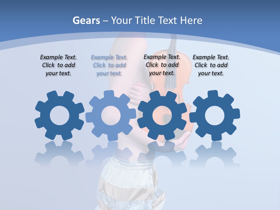 Octave Female Strings PowerPoint Template