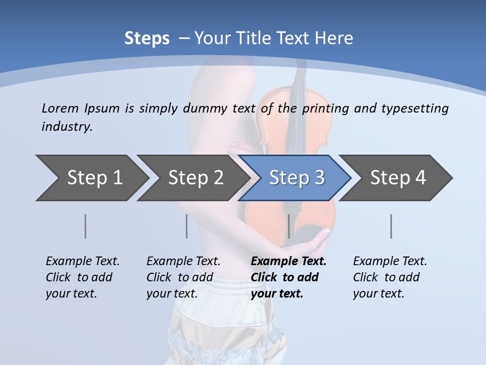 Octave Female Strings PowerPoint Template