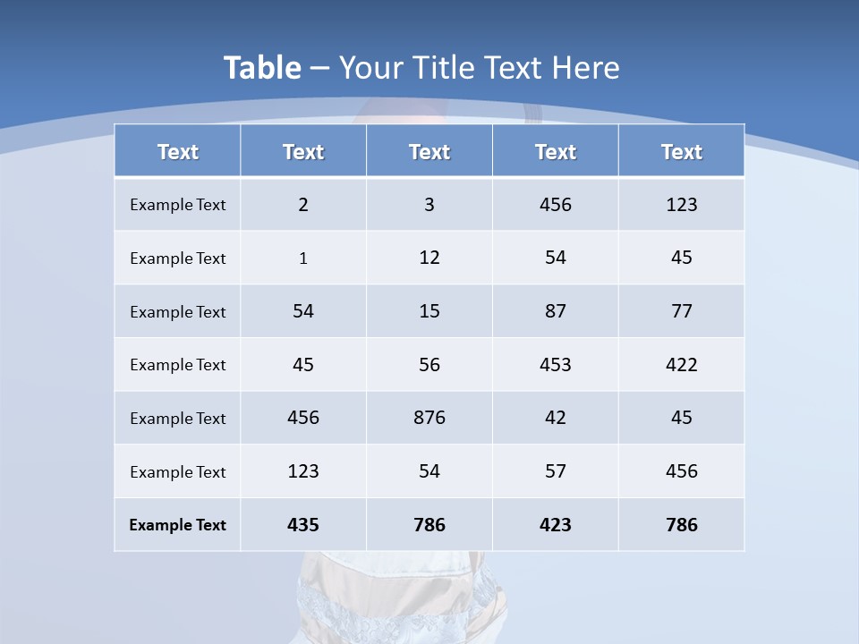 Octave Female Strings PowerPoint Template