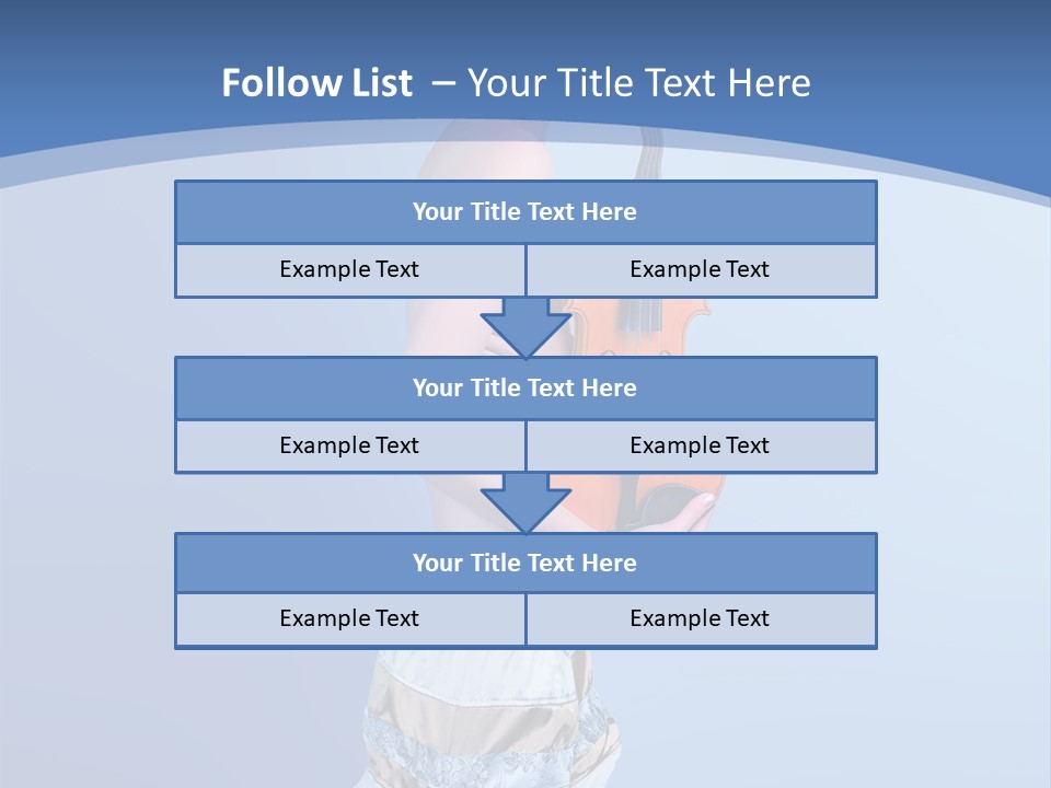 Octave Female Strings PowerPoint Template