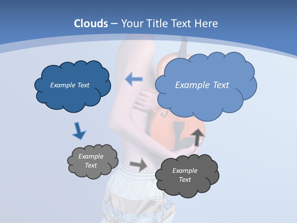 Octave Female Strings PowerPoint Template