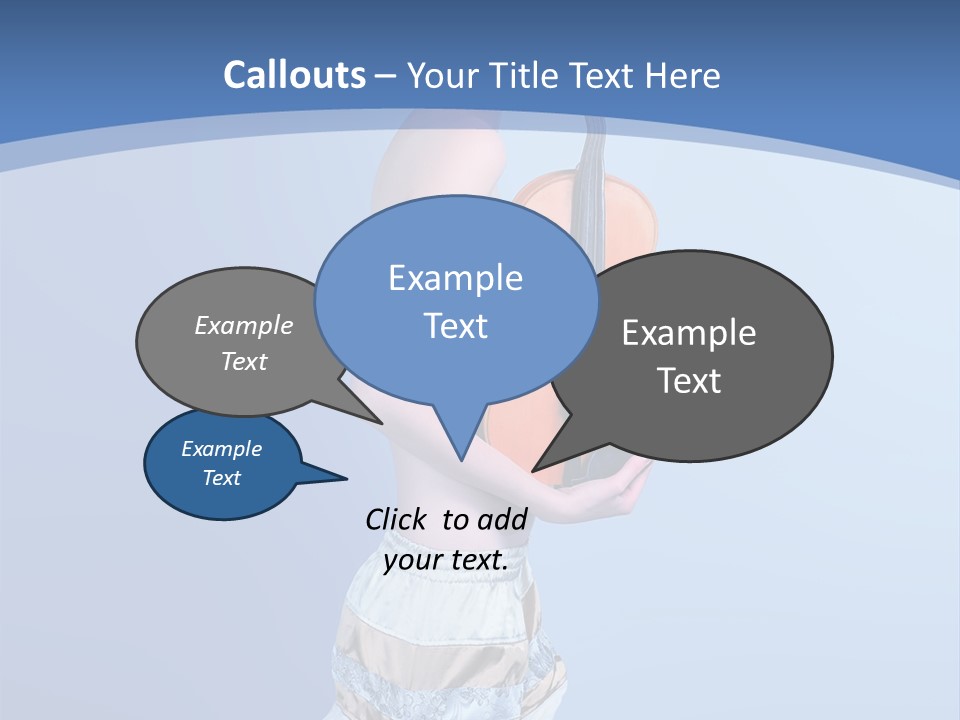 Octave Female Strings PowerPoint Template