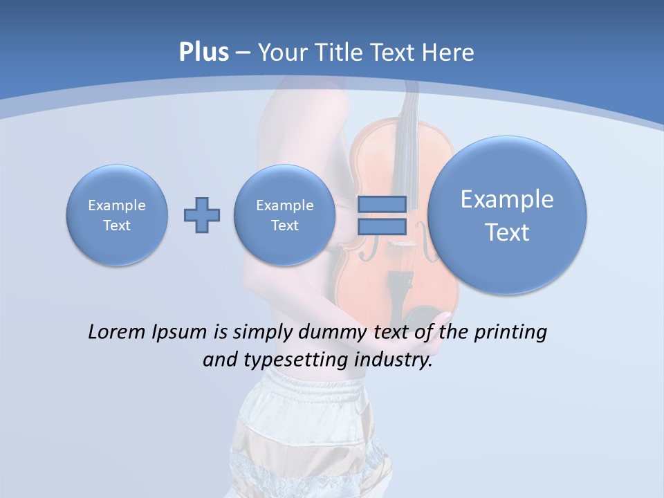 Octave Female Strings PowerPoint Template