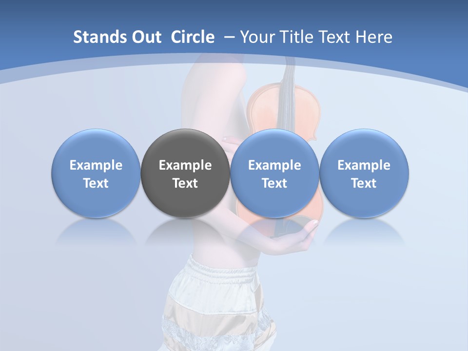 Octave Female Strings PowerPoint Template