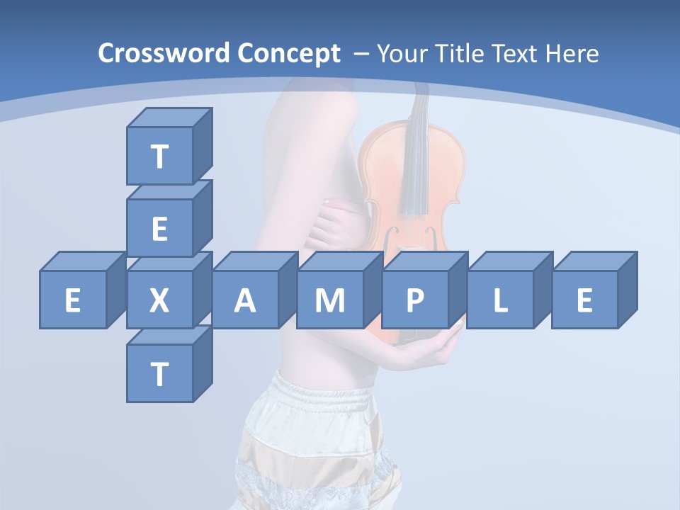 Octave Female Strings PowerPoint Template