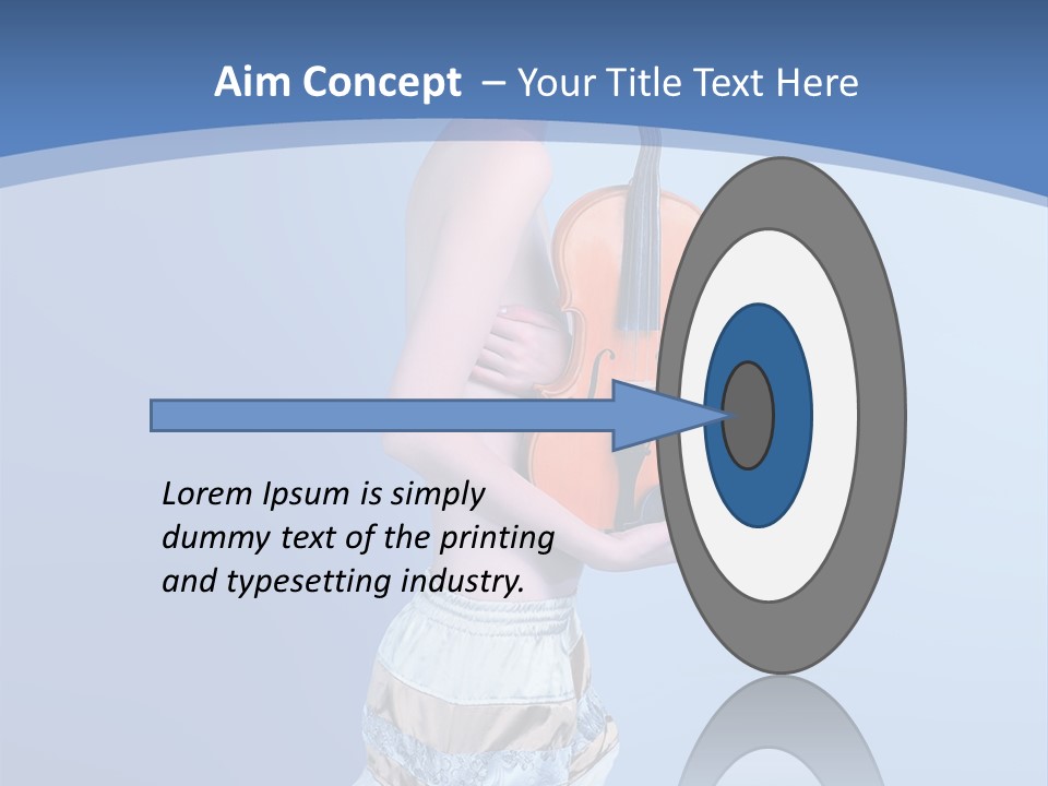 Octave Female Strings PowerPoint Template